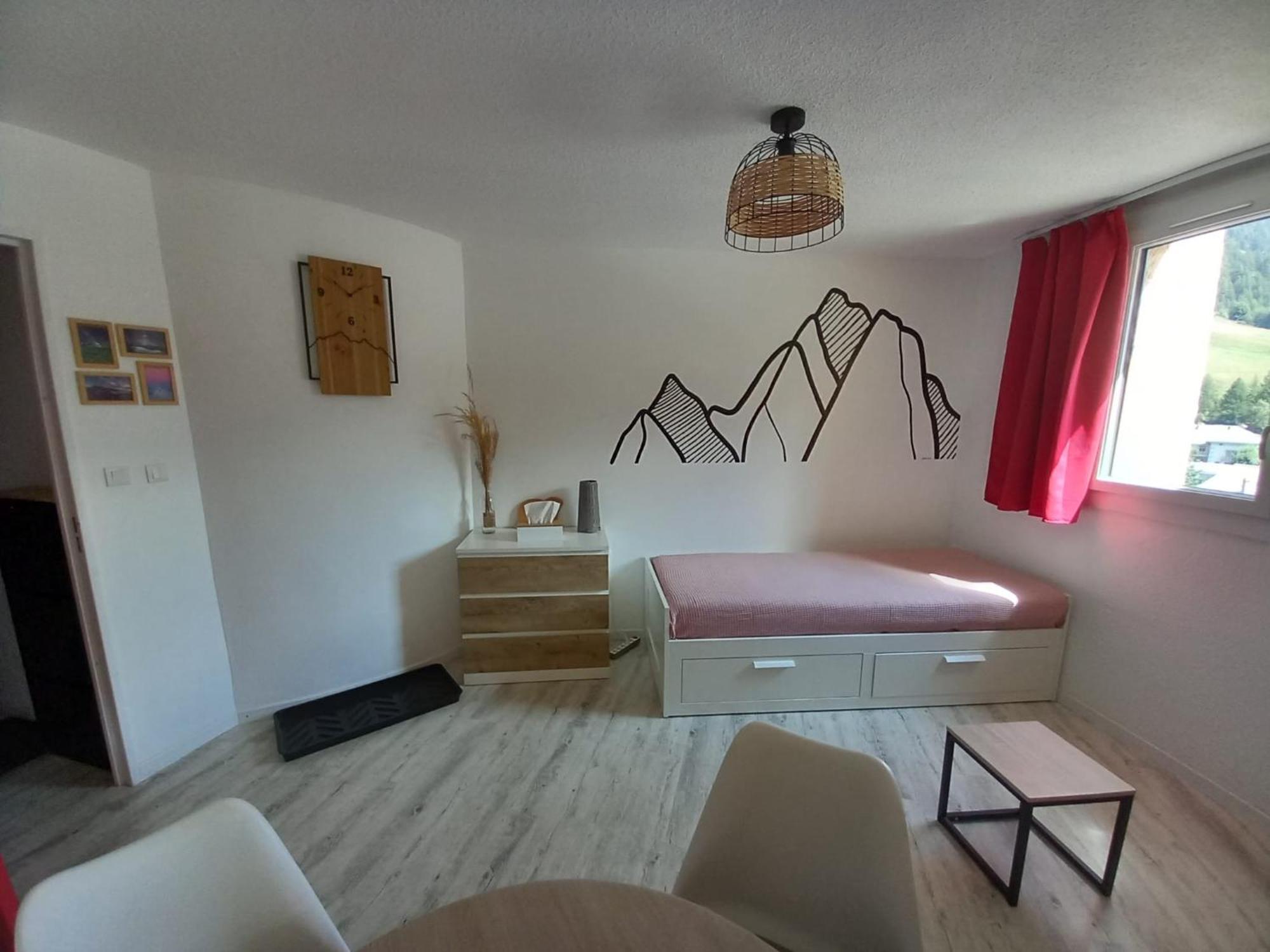 Le Studio Du Queyras Avec Vue Sur La Montagne アブリエ 部屋 写真